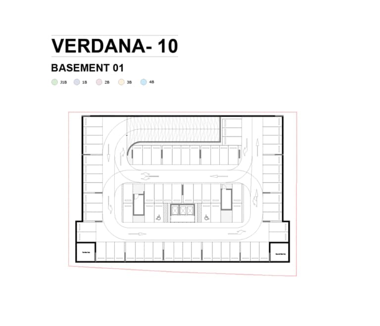 Verdana Residence 10 Basement Floor Plan