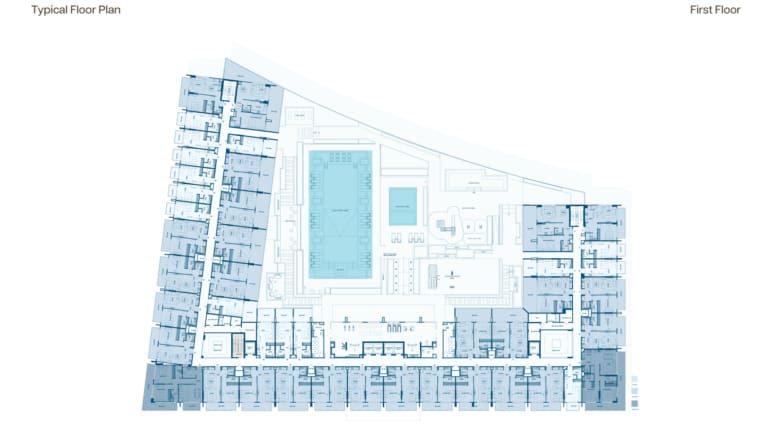 Binghatti Aurora First Floor Plan