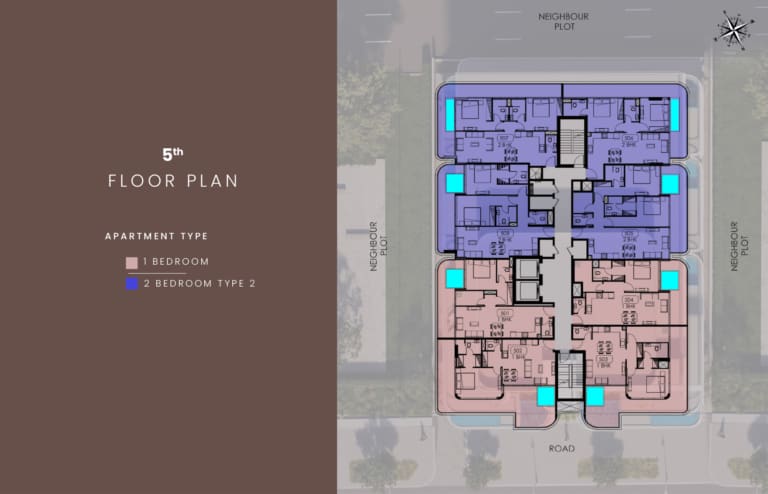 Samana Rome 5th Floor Plan