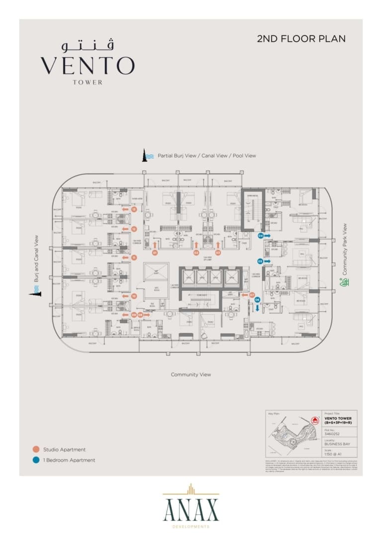 Vento Tower Second Floor Plan