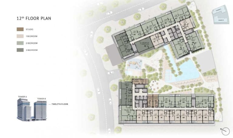 Hillgate 12th Floor Plan