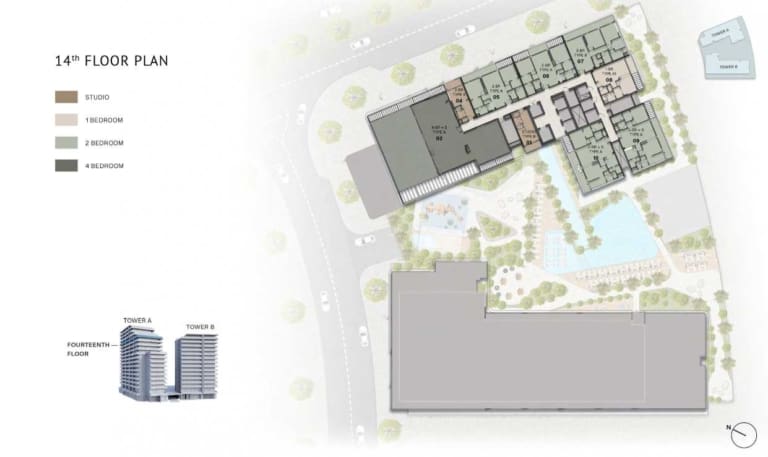 Hillgate 14th Floor Plan
