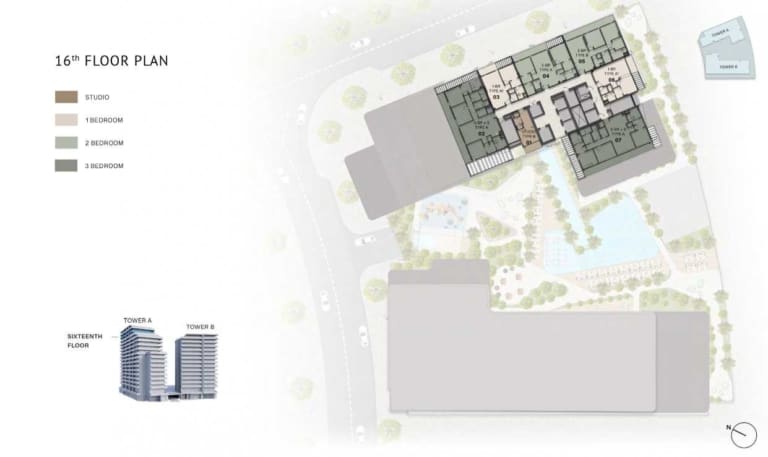 Hillgate 16th Floor Plan