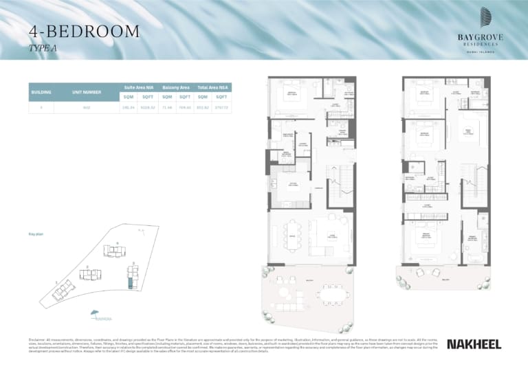 Bay Grove 4 Bedroom Type A Floor Plan