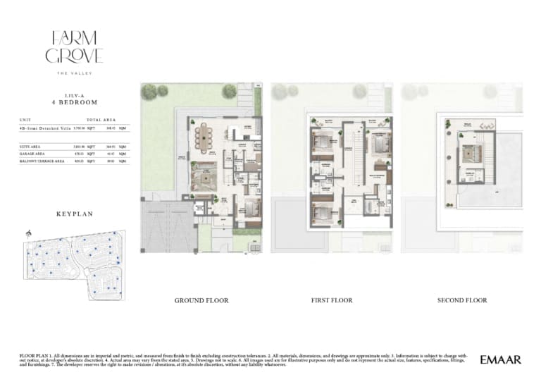 Farm Grove IVY 5 Bedroom Floor Plan