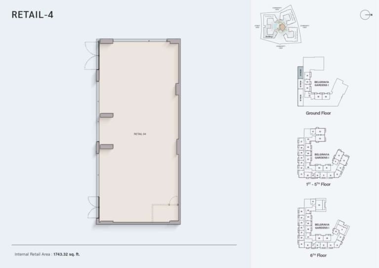 Belgrave Gardens Retail 4 Floor Plan