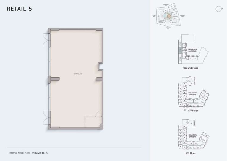 Belgrave Gardens Retail 5 Floor Plan