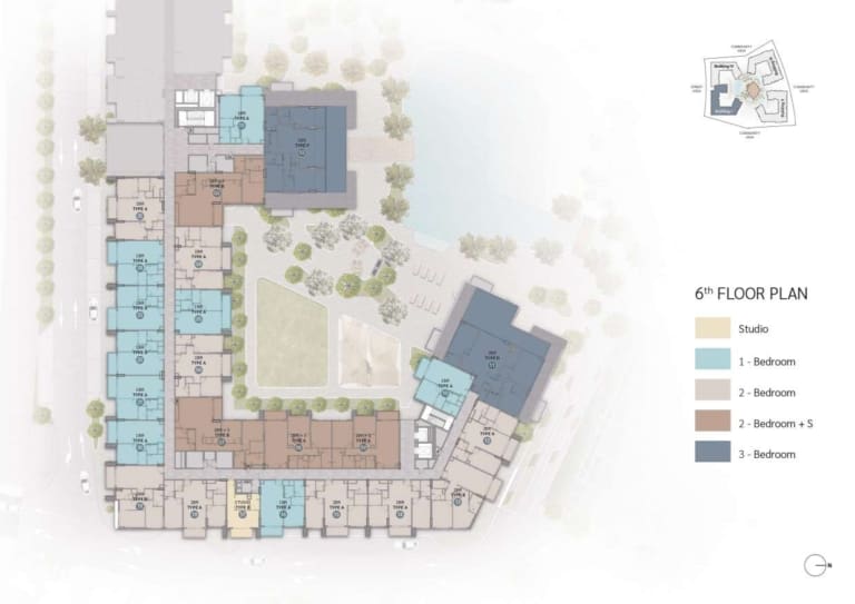 Belgrave Gardens 6th Floor Plan