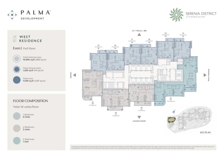 Serenia District West Full Floor Plan