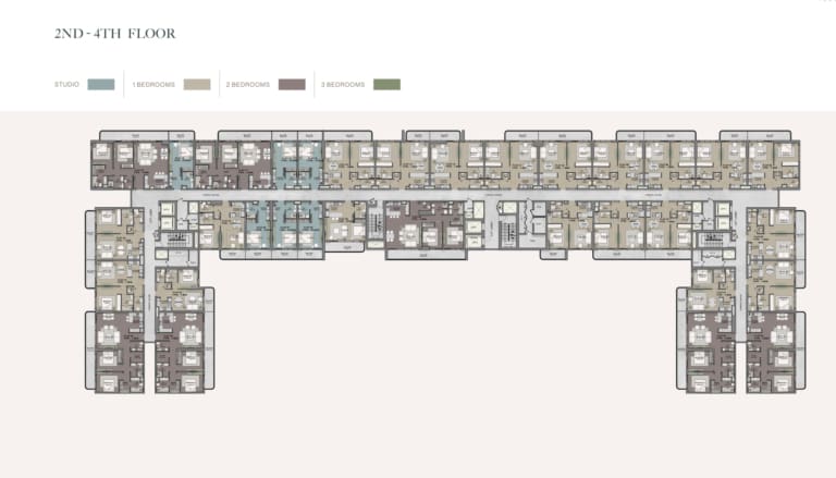 Helvetia Residences 2nd to 4th Floor Plan