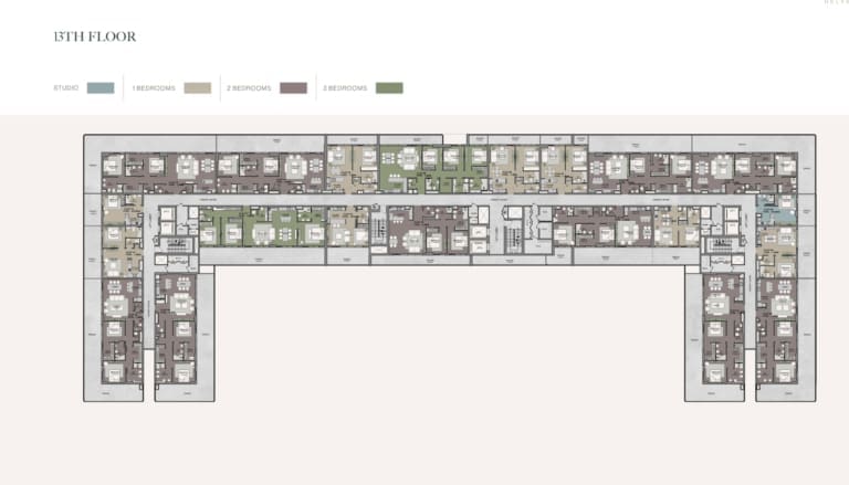 Helvetia Residences 13th Floor Plan