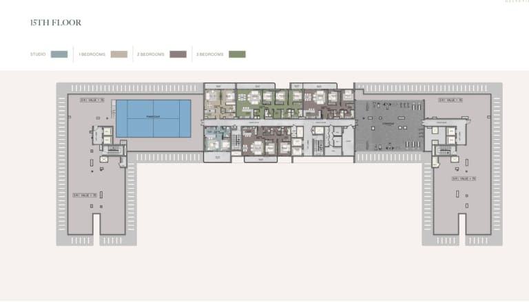 Helvetia Residences 15th Floor Plan