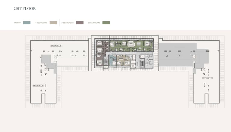 Helvetia Residences 21st Floor Plan