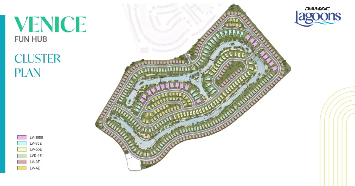 Lagoons Venice by Damac Master Plan
