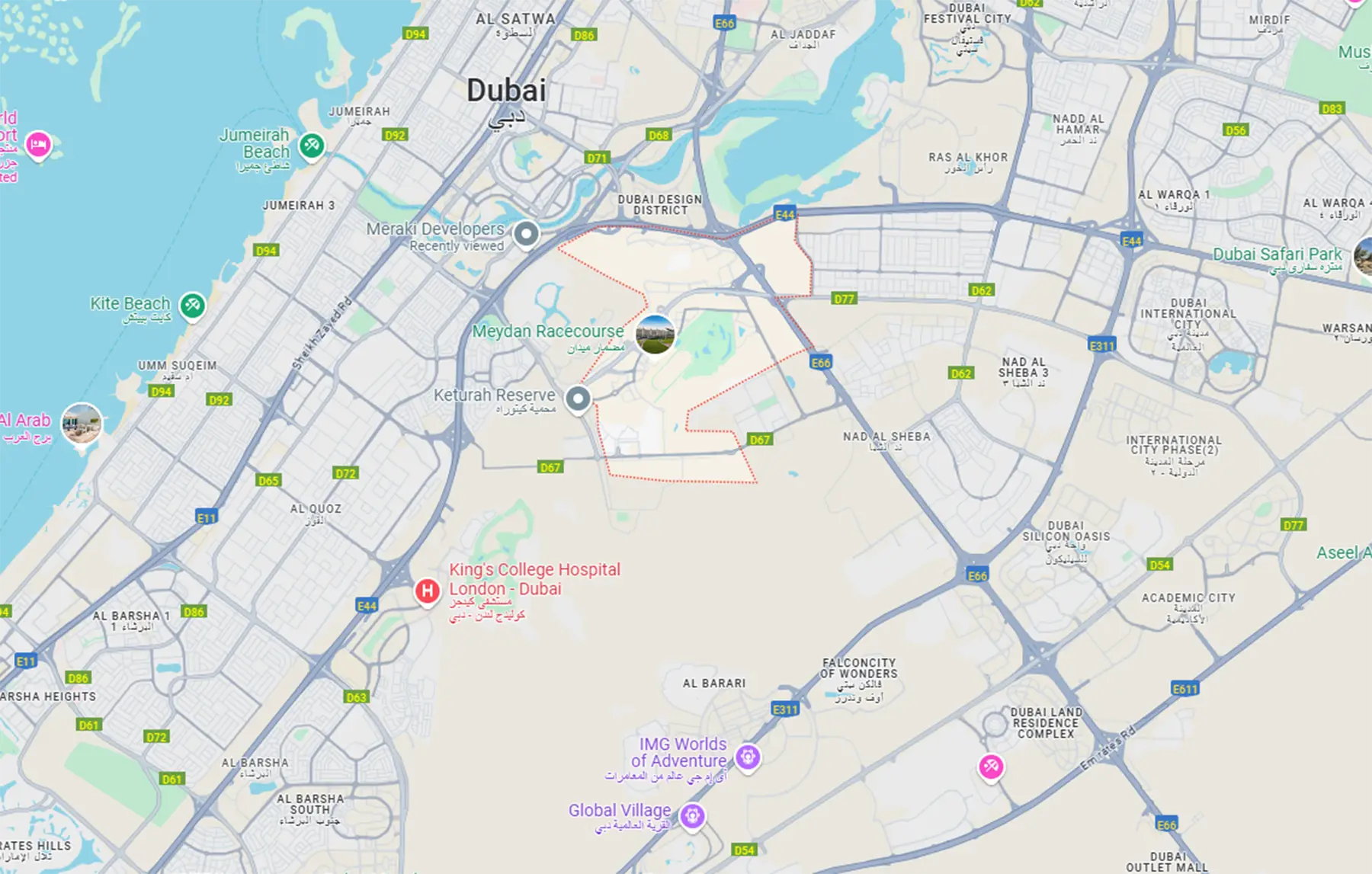 Mews Mansions at Meydan Master Plan