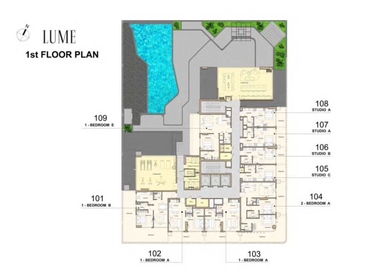 Lume Residence First Floor Plan
