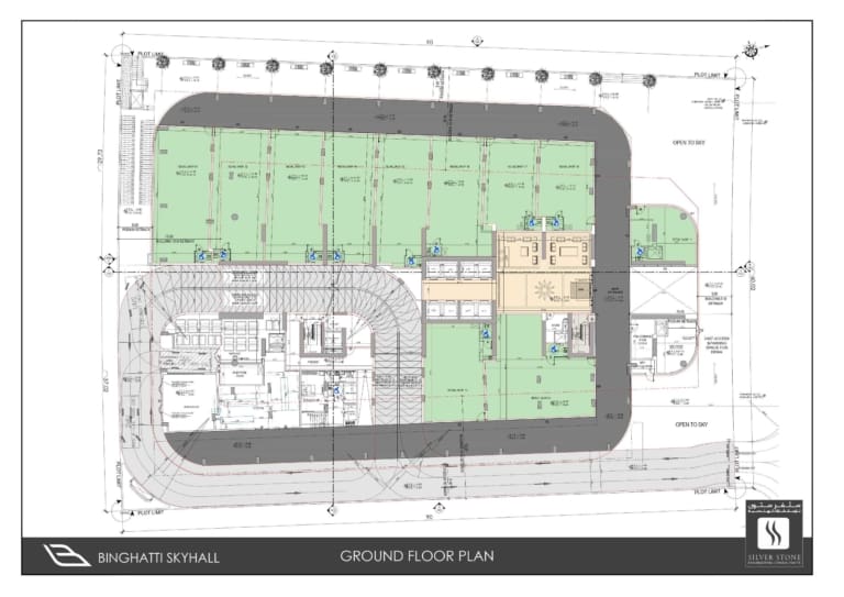 Binghatti Skyhall Ground Floor Plan