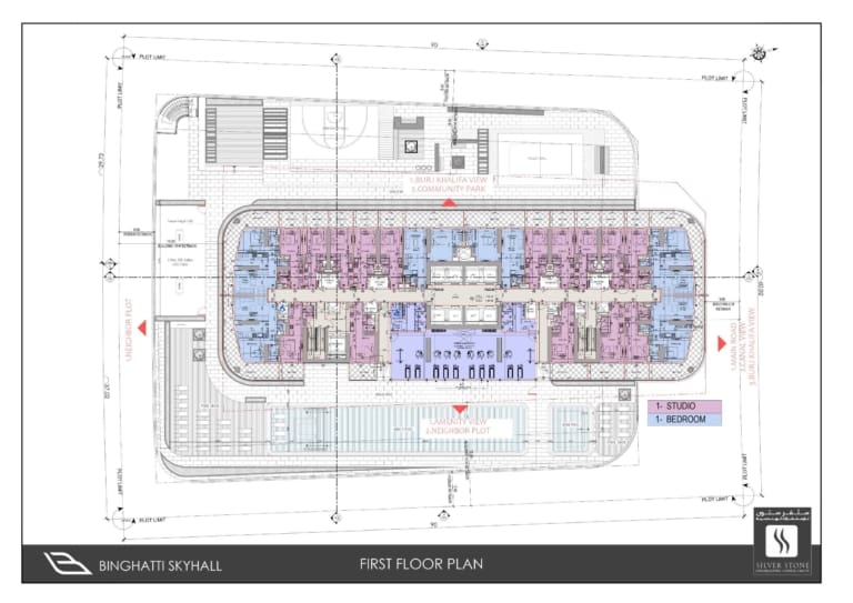 Binghatti Skyhall First Floor Plan