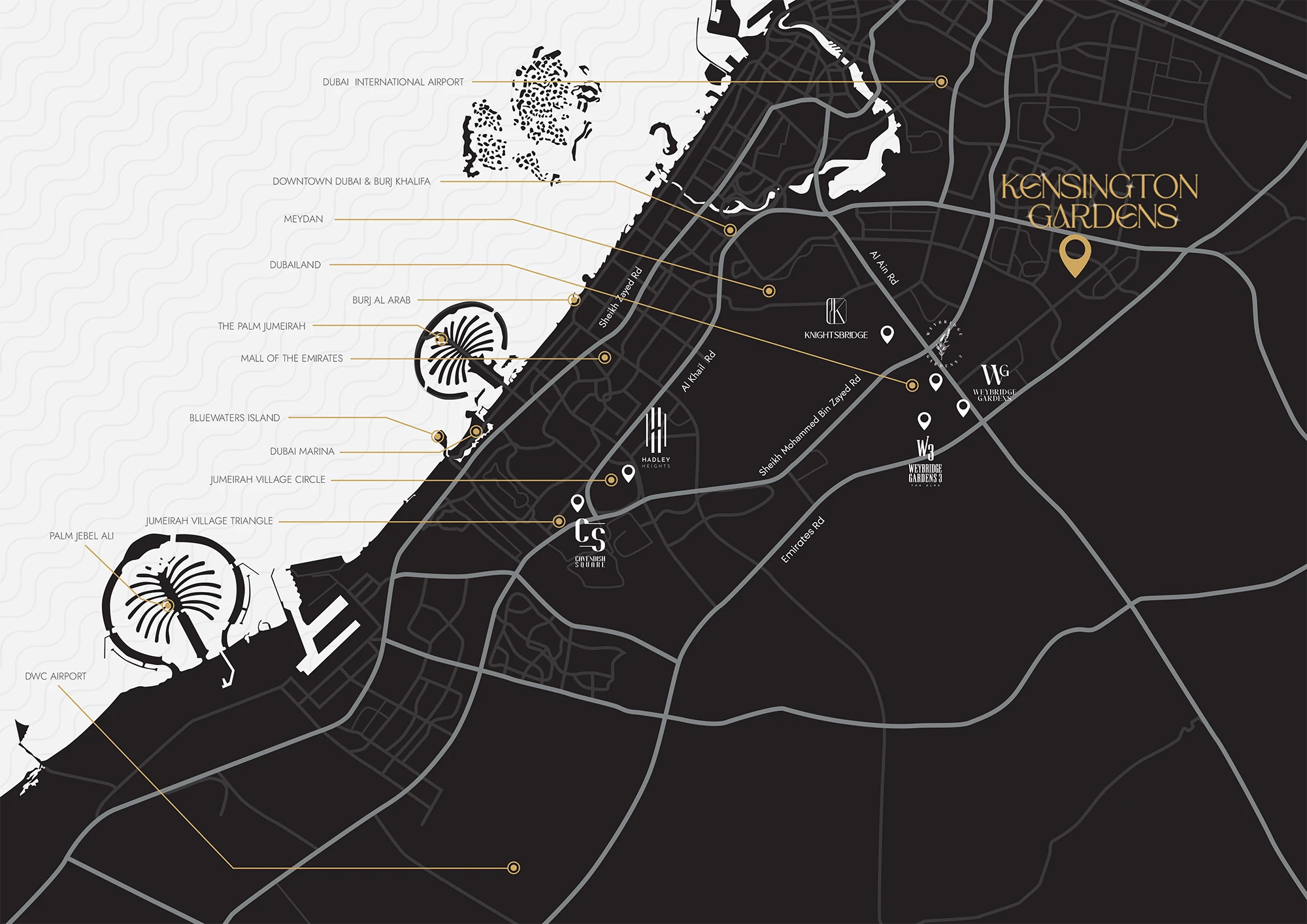 Kensington Gardens at Dubai International City Master Plan