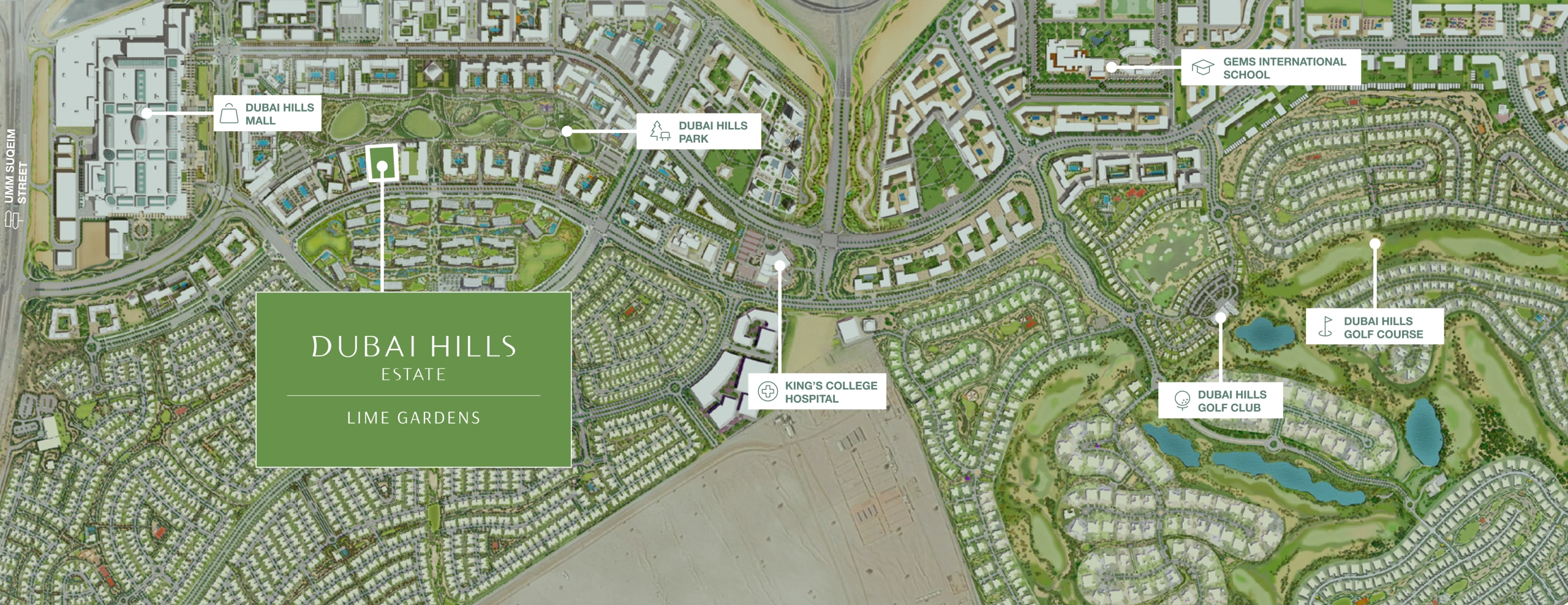 Lime Gardens by Emaar Master Plan