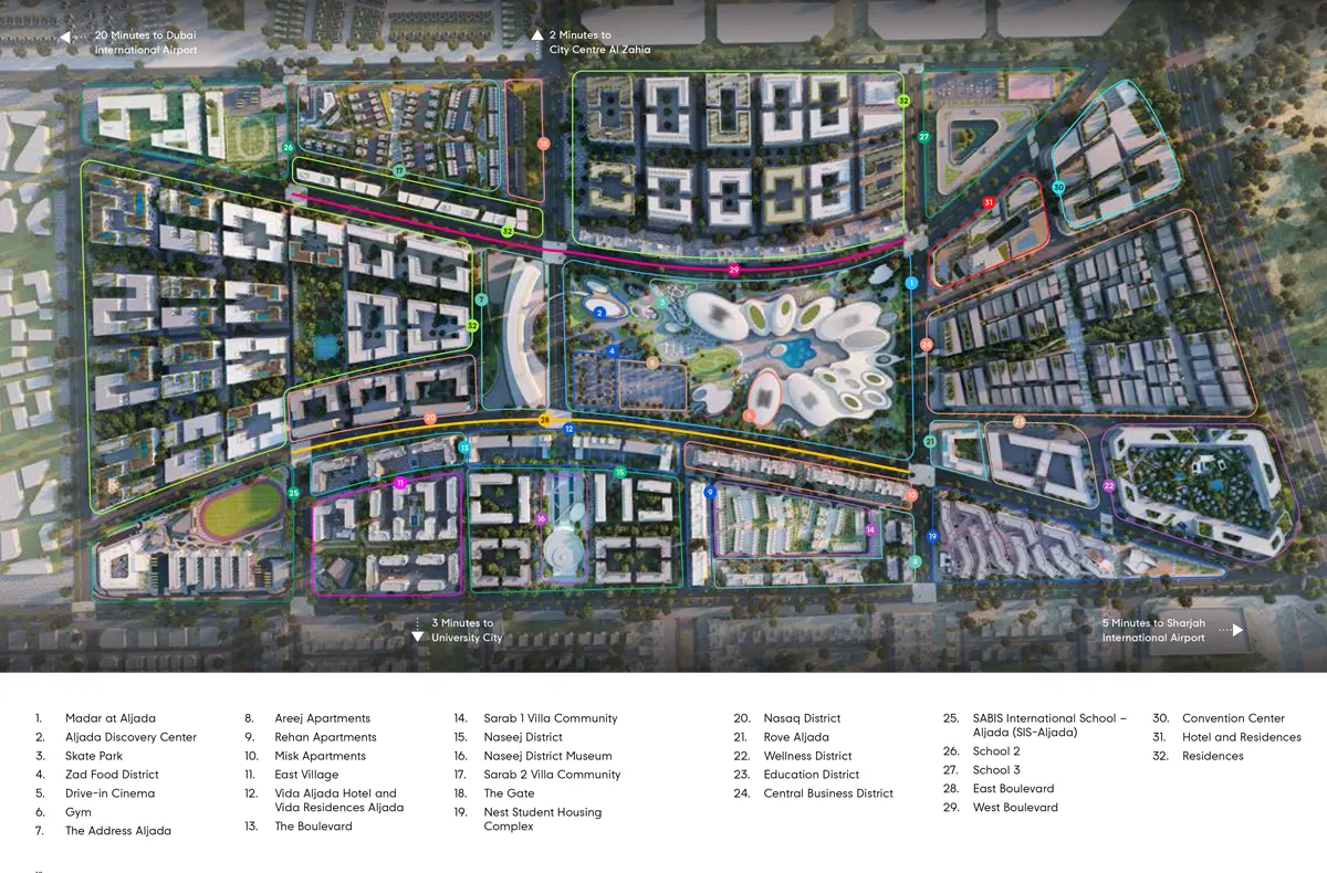 Nasaq 6 at Aljada Master Plan