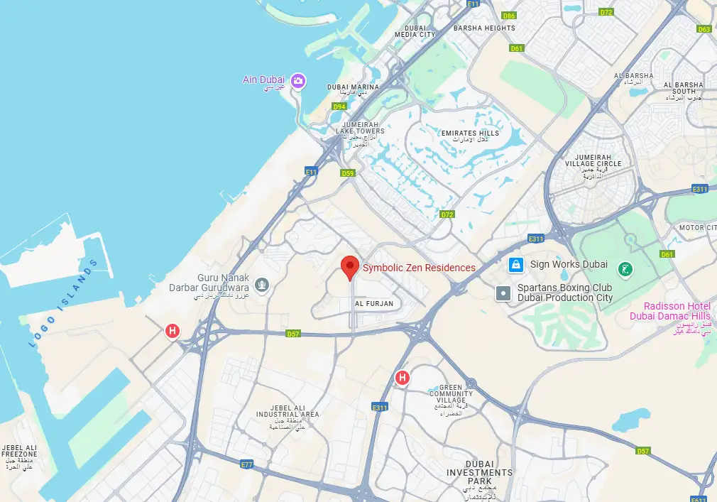 Symbolic Zen Residences at Al Furjan Master Plan