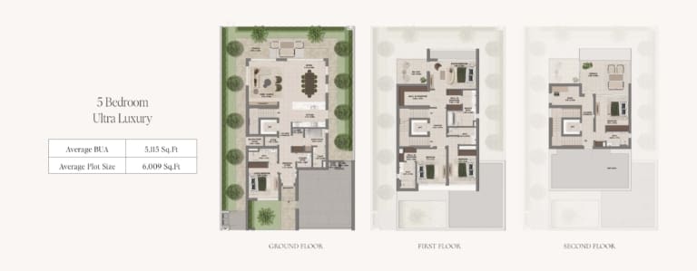 Emaar Grand Polo 5 Bedroom Ultra Luxury Floor Plan