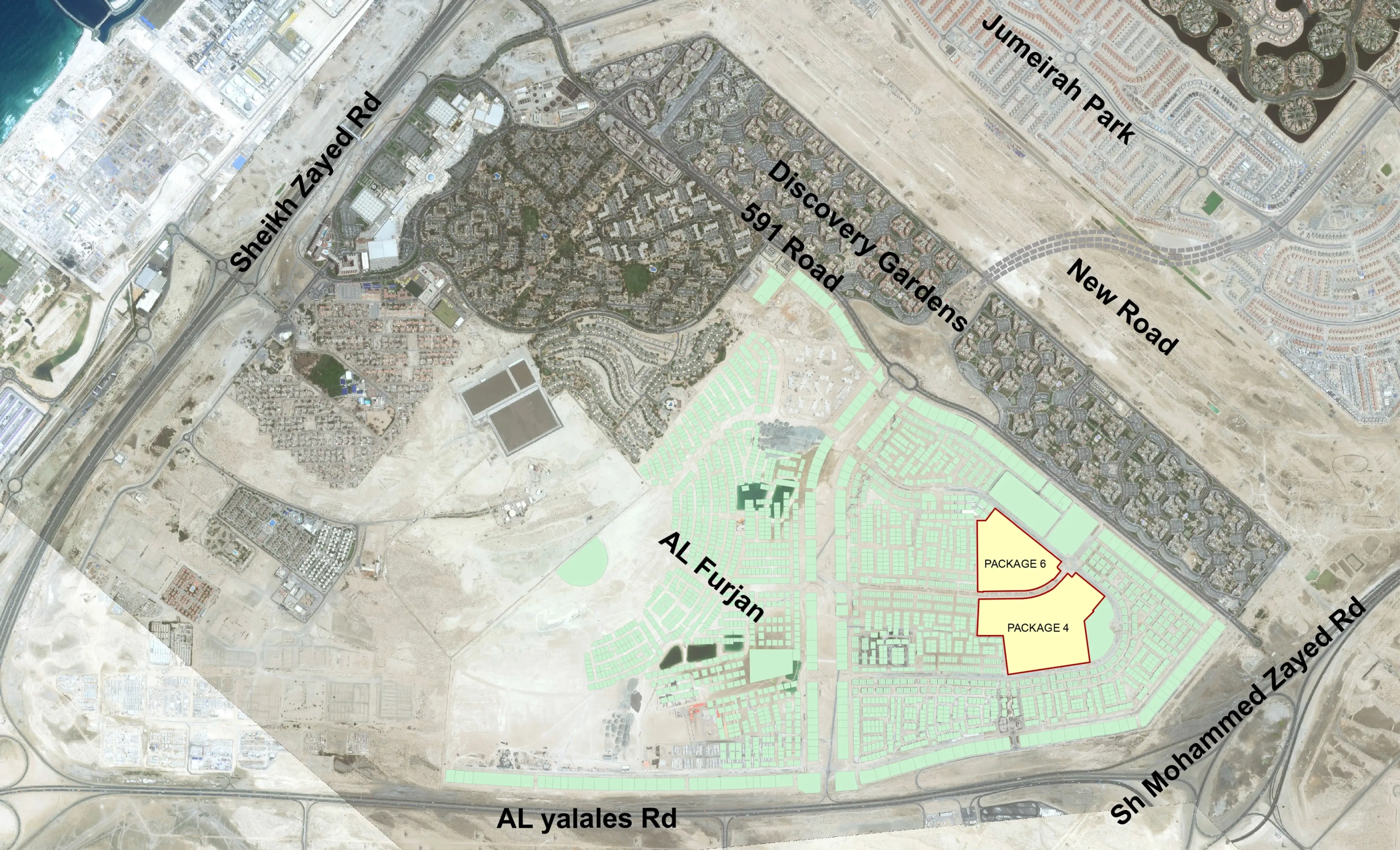 Al Furjan Villas And Townhouses Master Plan