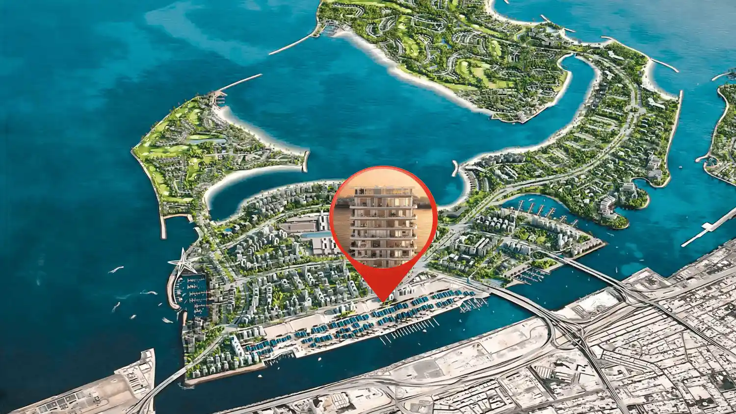 Arya Residences at Dubai Islands Master Plan