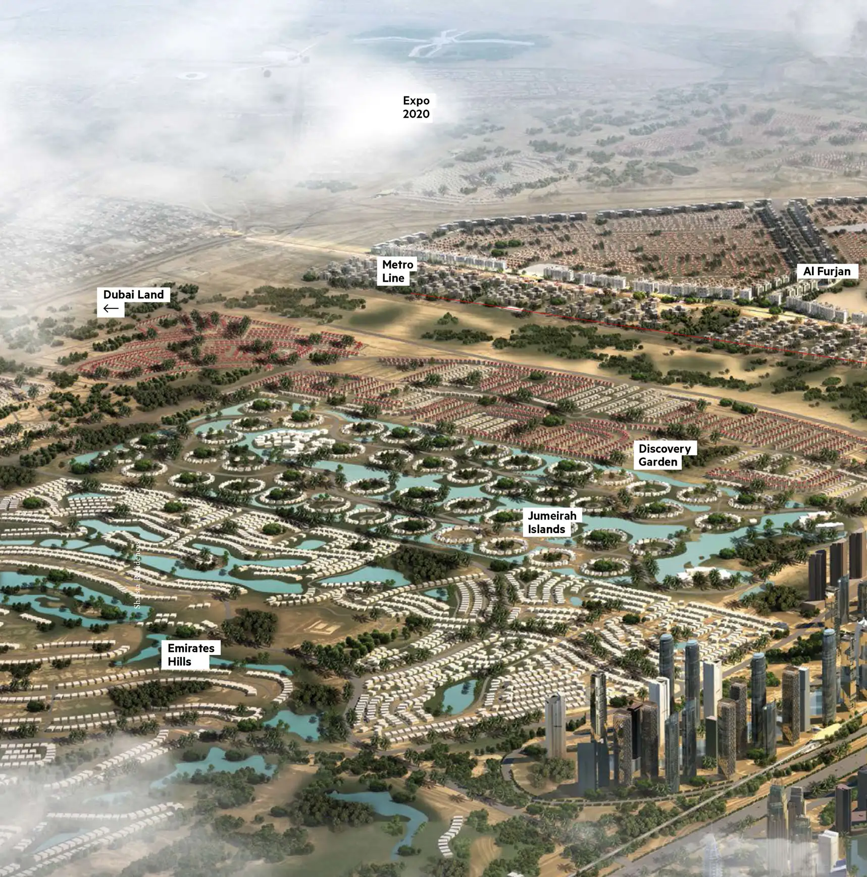Azizi Sky Villas Master Plan