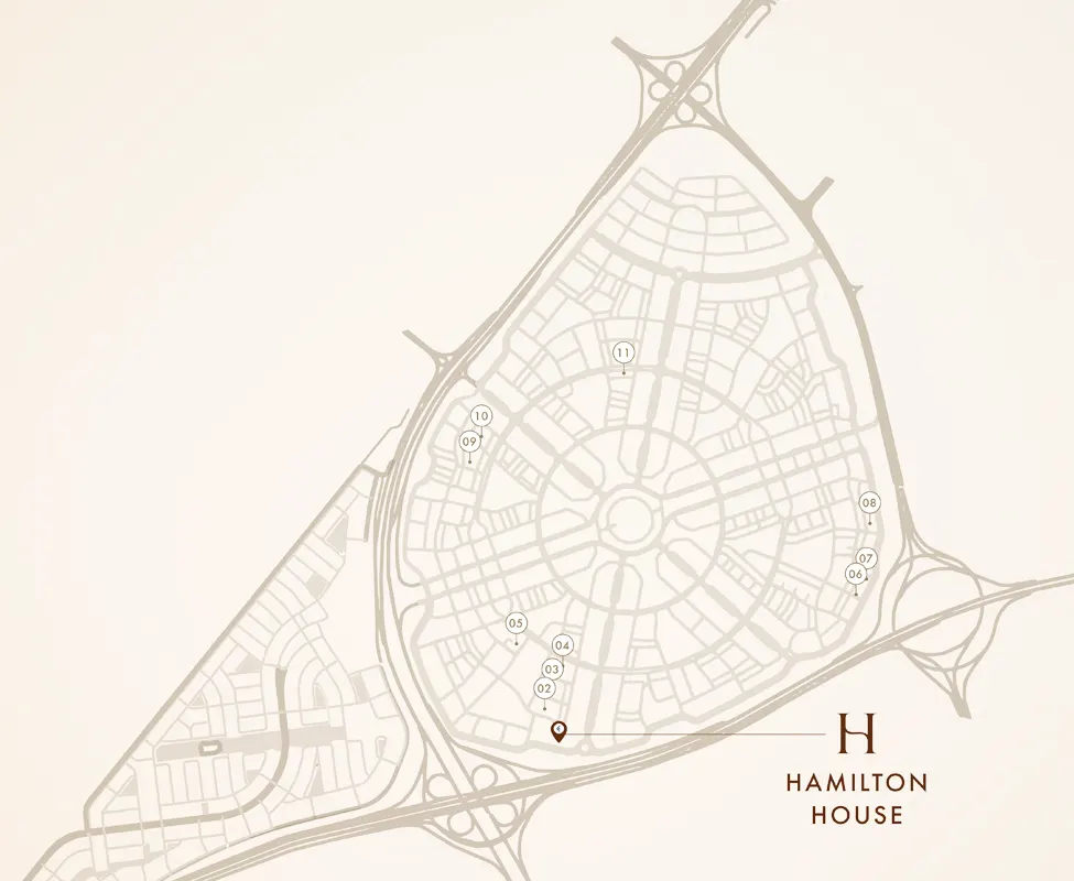 Hamilton House at JVC Master Plan