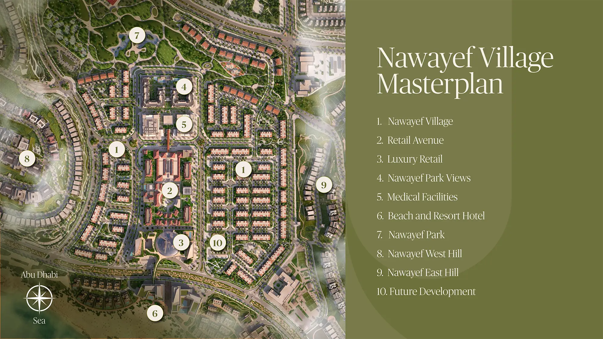 Nawayef Village at Hudayriyat Island Master Plan