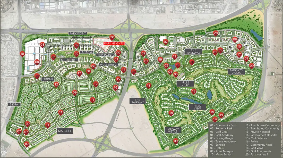 Park Heights 2 by Emaar Master Plan