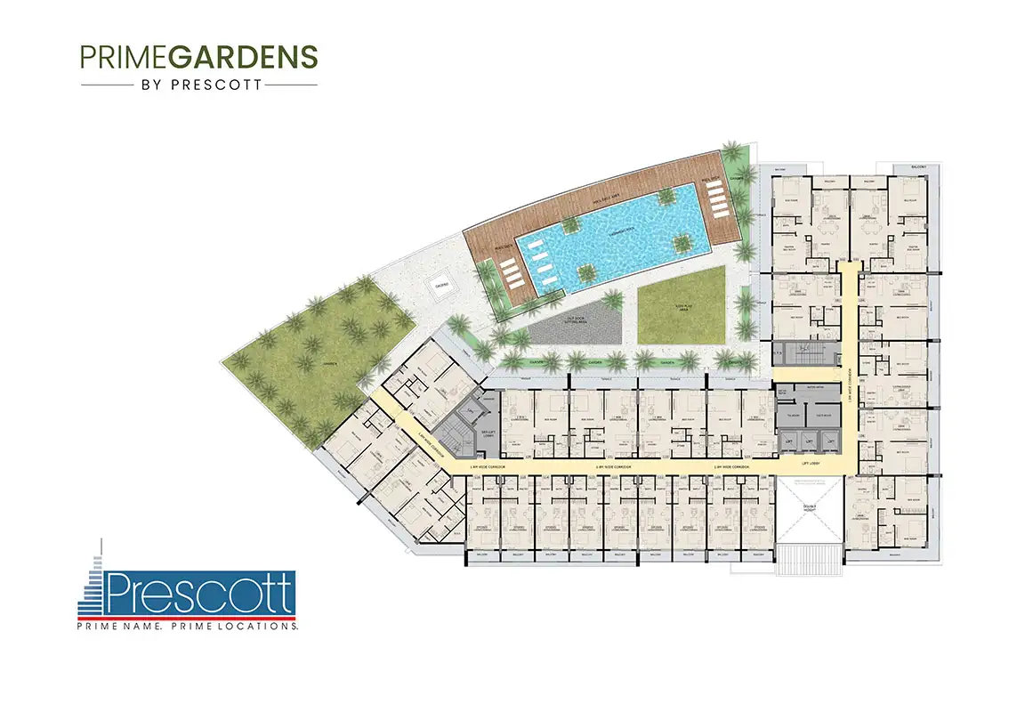 Prime Gardens at Arjan Master Plan