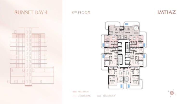 Sunset Bay 4 – 8th Floor Plan