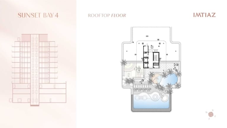 Sunset Bay 4 Roof Top Floor Plan