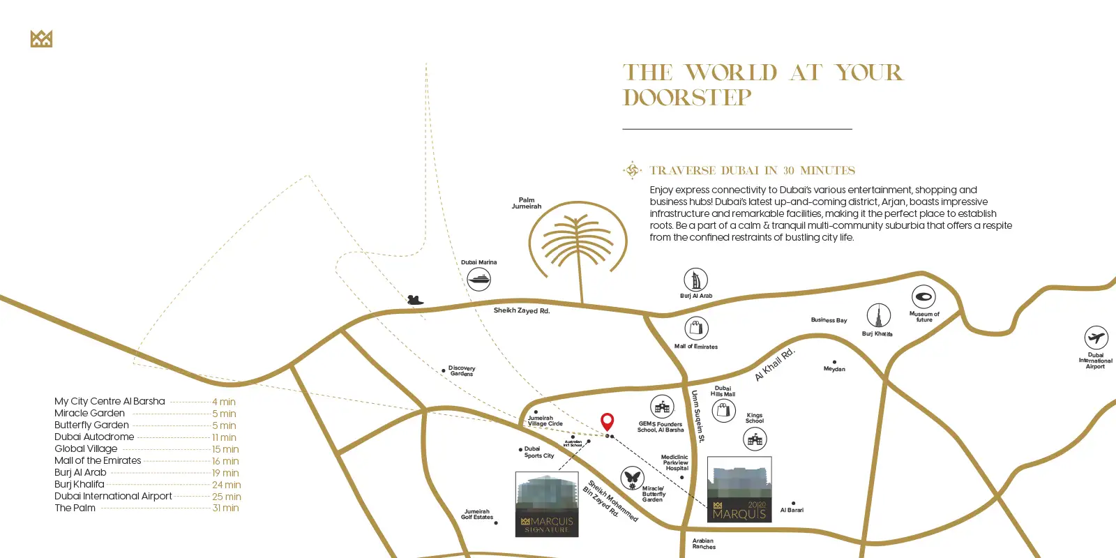 Marquis Galleria at Arjan Master Plan
