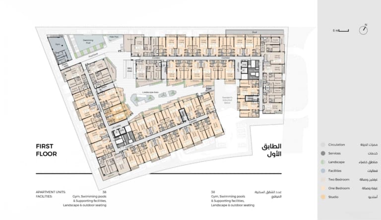 Q Gardens Boutique Residences First Floor Plan
