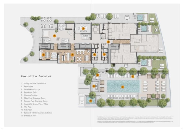 Residences Du Port Ground Floor Plan