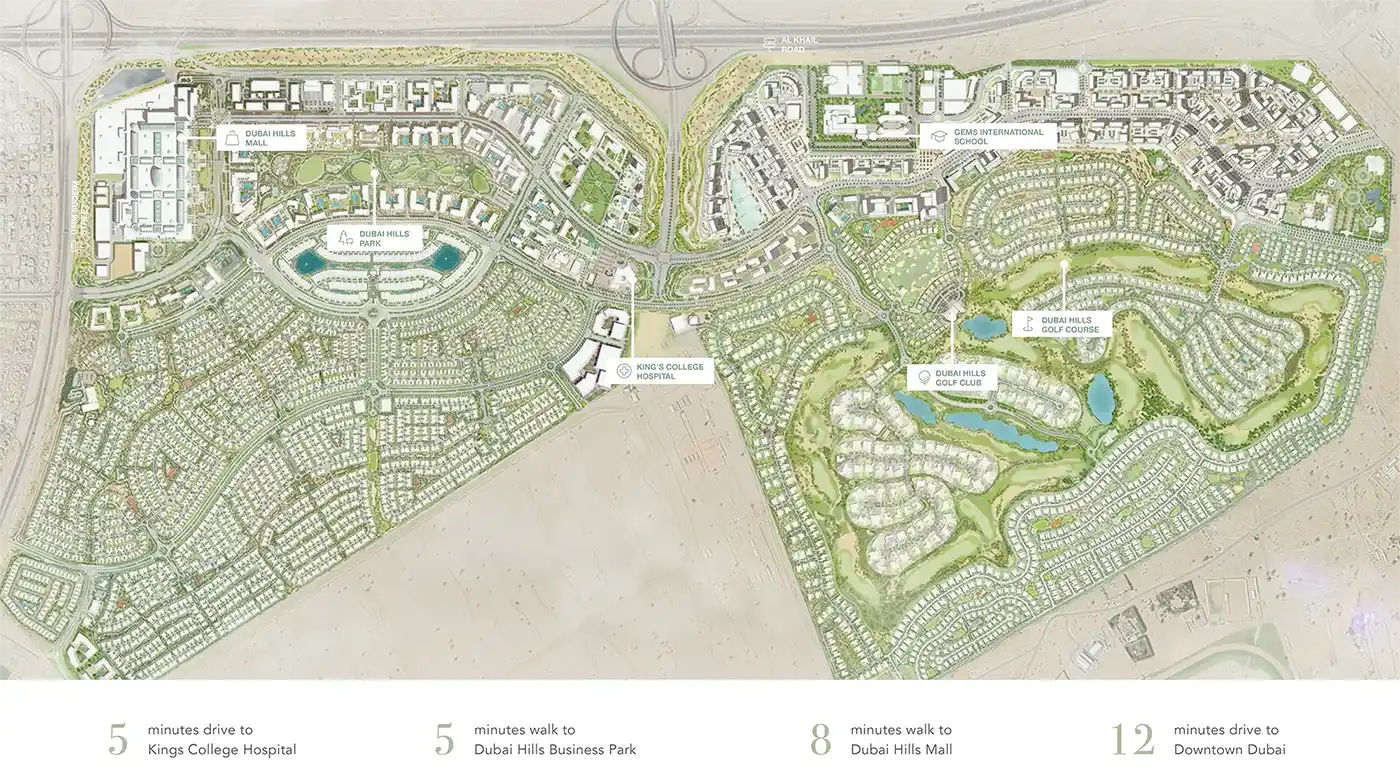 Rosehill by Emaar Master Plan