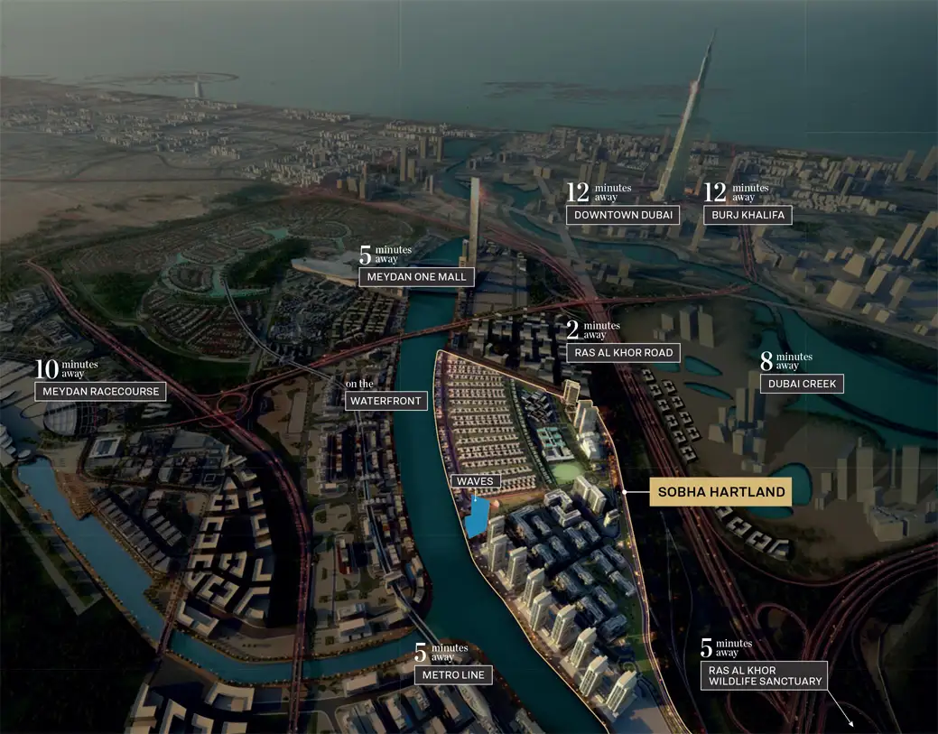 Sobha Hartland Waves Master Plan