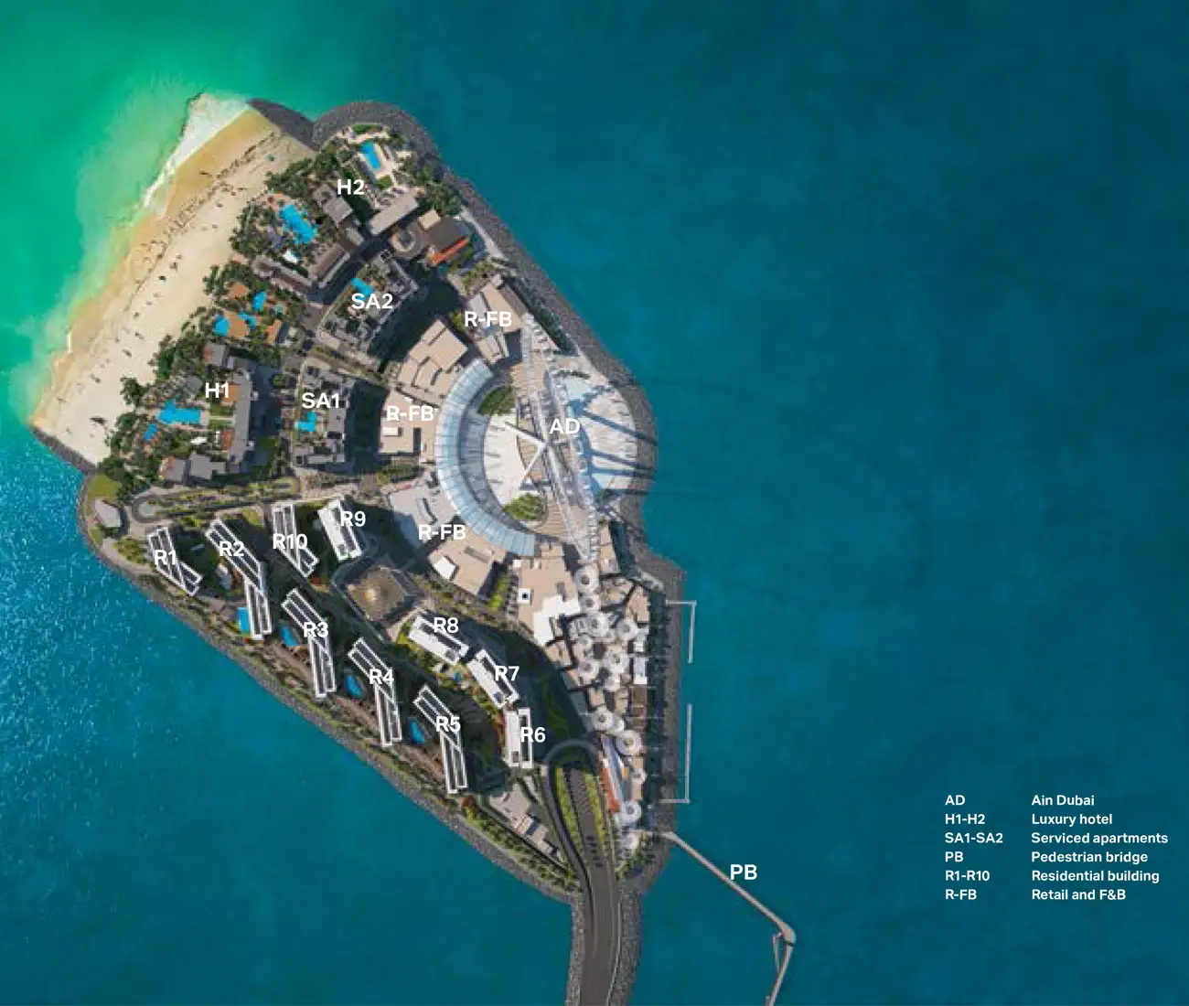 Meraas Bluewaters Residences Master Plans
