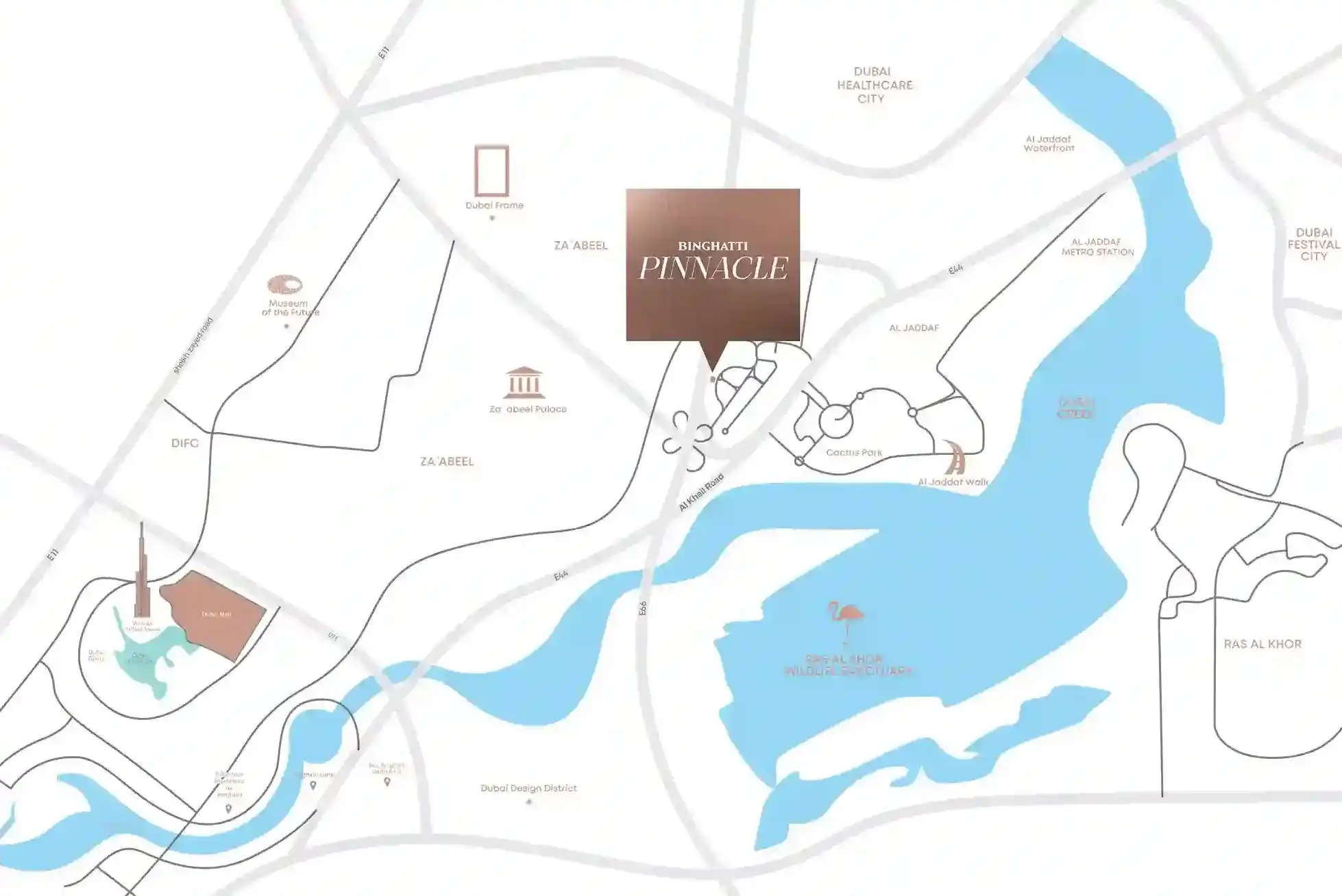 Binghatti Pinnacle Master Plan
