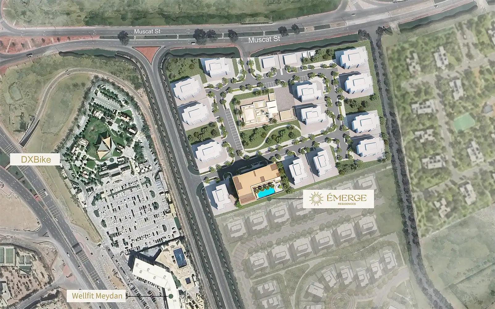 Emerge Residences at Meydan Master Plan Emerge Residences at Meydan Master Plan