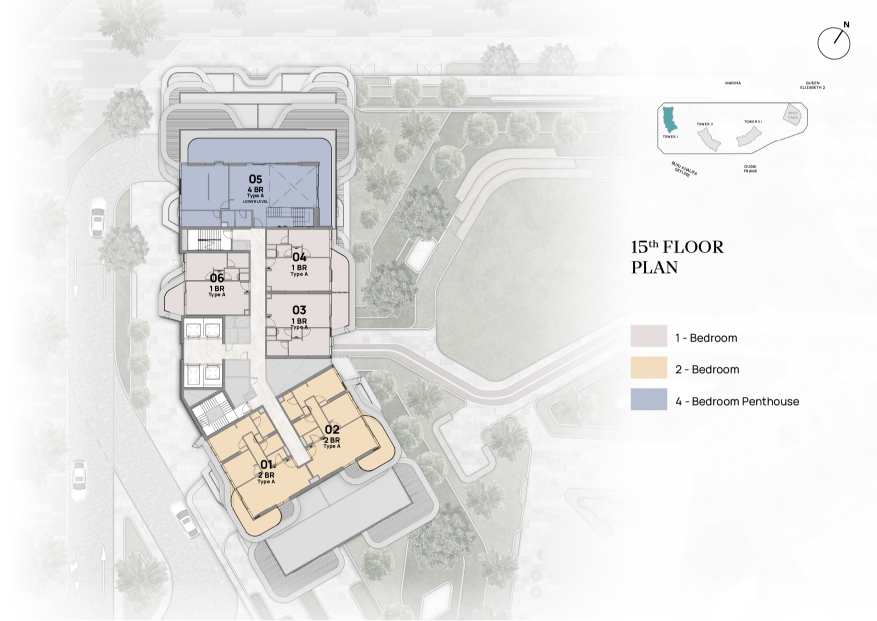 Portside Square 15th Floor Plan