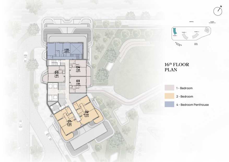 Portside Square 16th Floor Plan