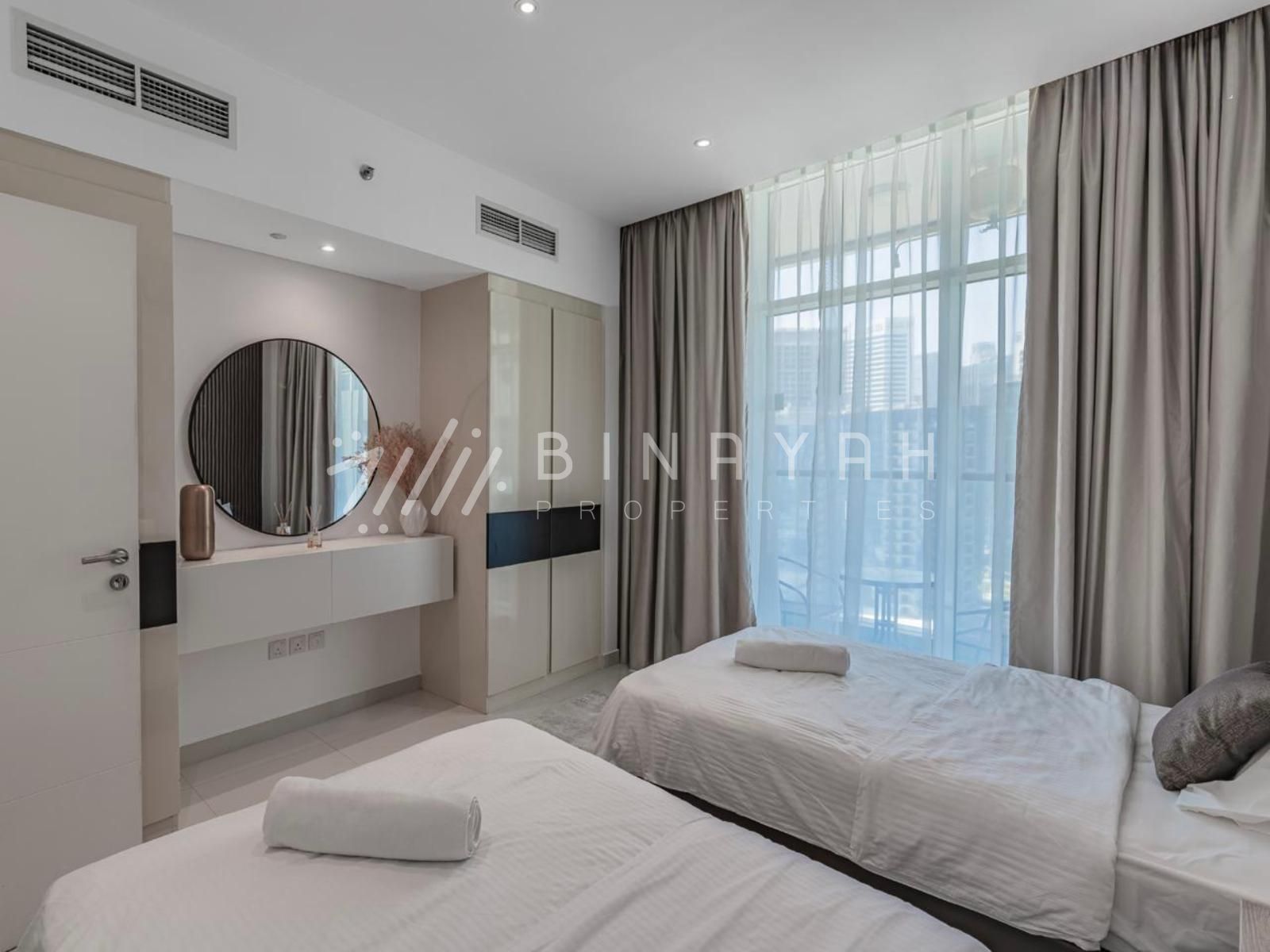 Fully Furnished | Spacious | Partial Canal view