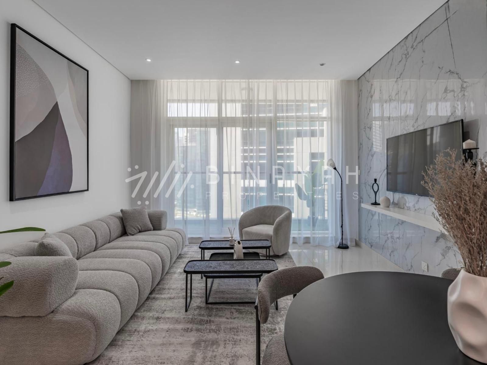 Fully Furnished | Spacious | Partial Canal view