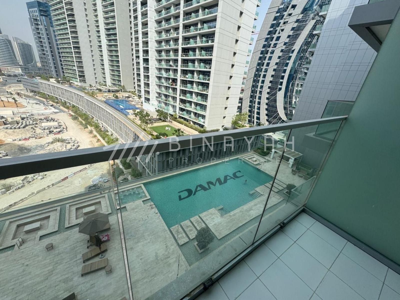 Furnished Studio | Pool View | Big Balcony