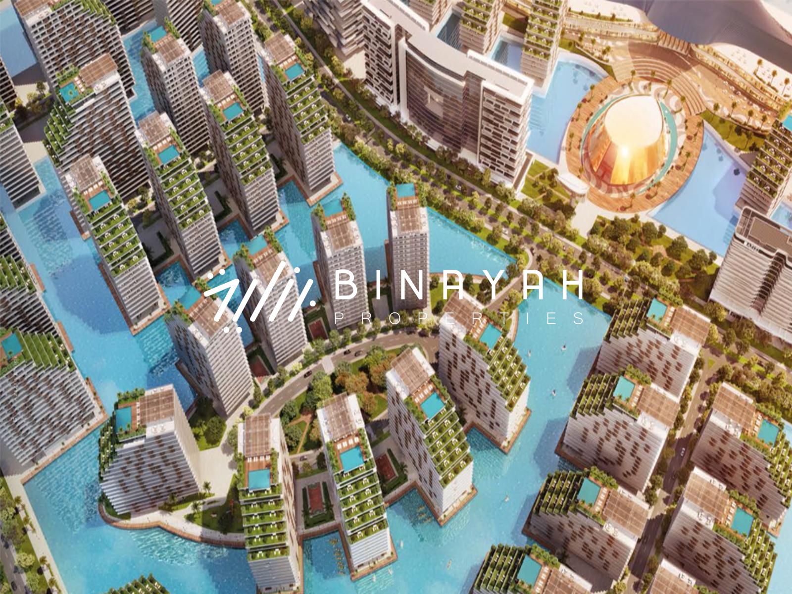 azizi-building-a-2 Handover soon | Venice Vibe | Lagoon View